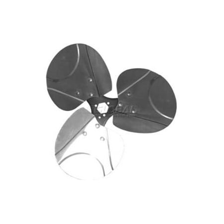 Lau Three Wing Free Air Fan Blade, Alum. Blade, CW, 24" Dia., 18 Degree Pitch 3F2418CW